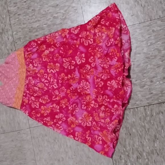 Youngland Girl size 5 Paisley polka dot Floral Stretch A Line Sleeveless Dress - Picture 12 of 13